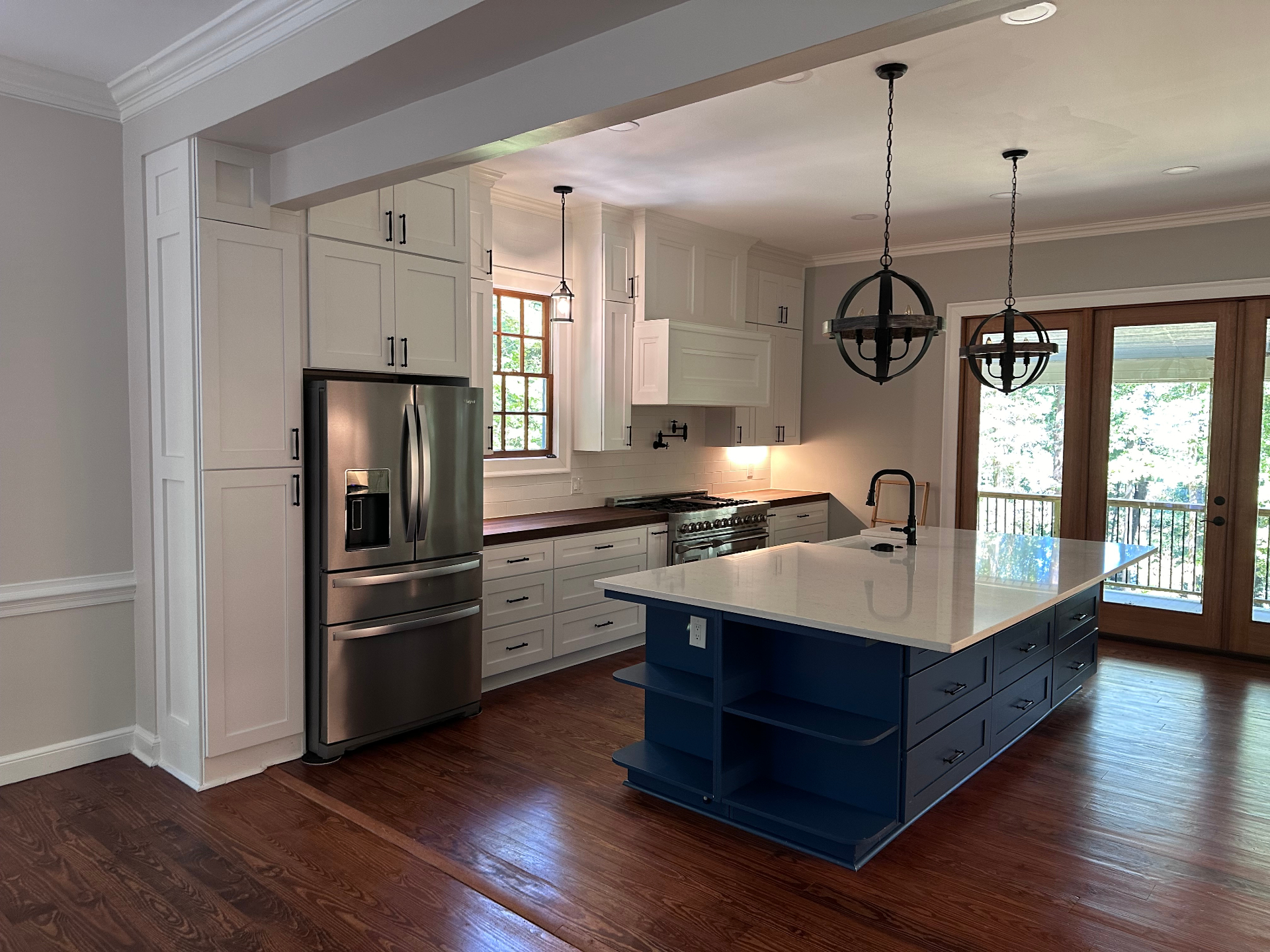 Custom interior finish carpentry
